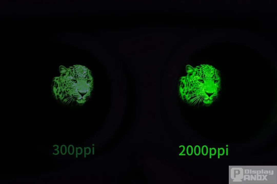 2000 PPI Glass-Based AMOLED Panel